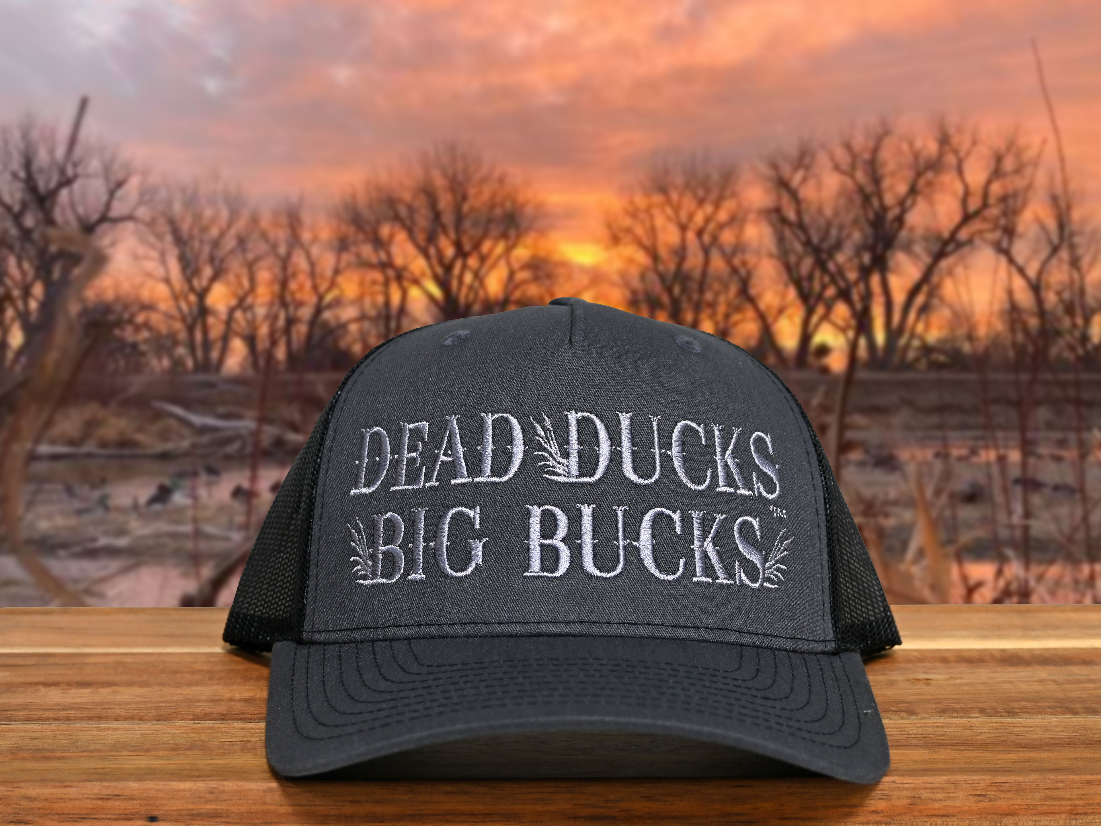 DDBB Embroidered Cattail Trucker Hat