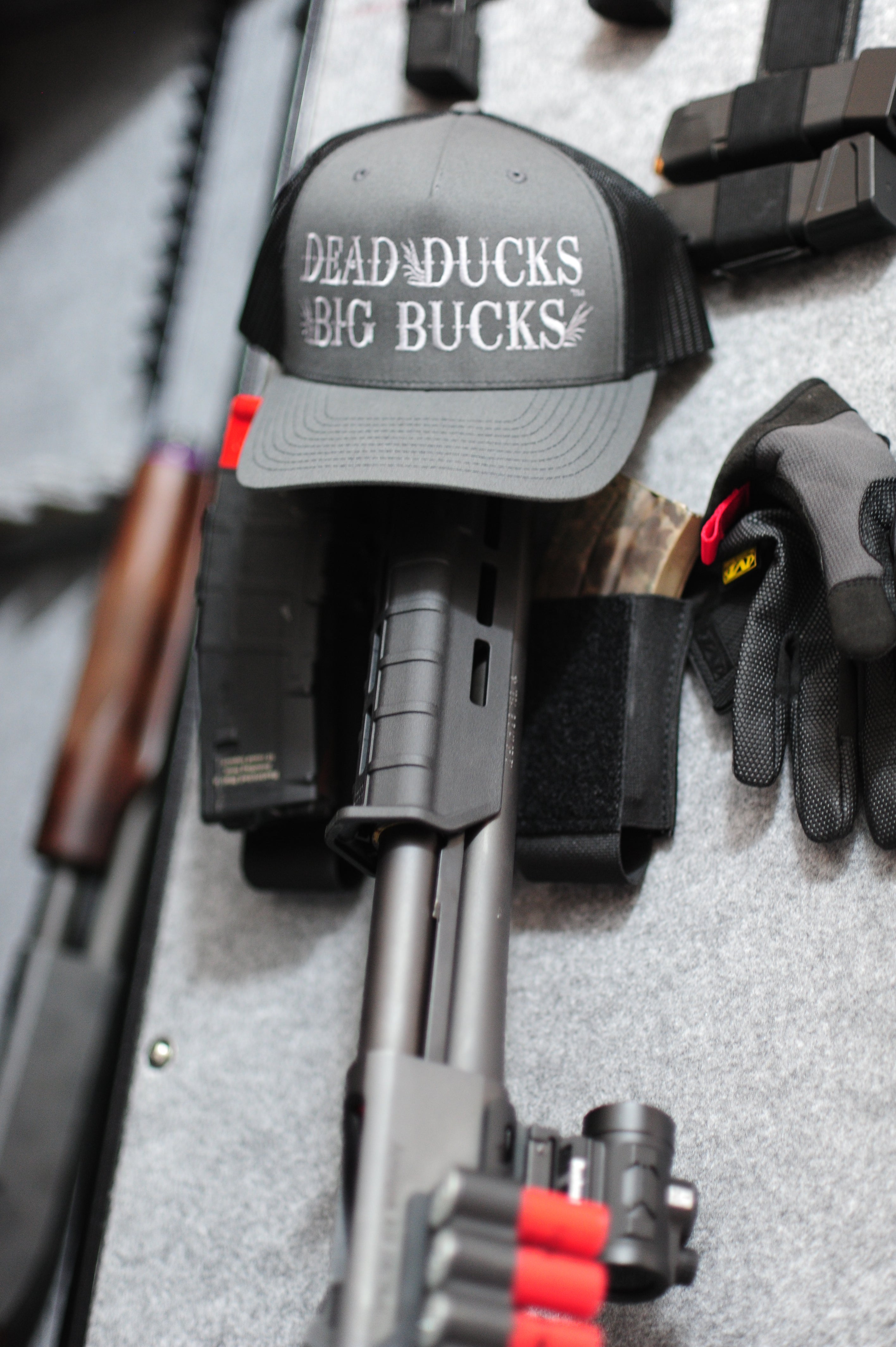 DDBB Embroidered Cattail Trucker Hat