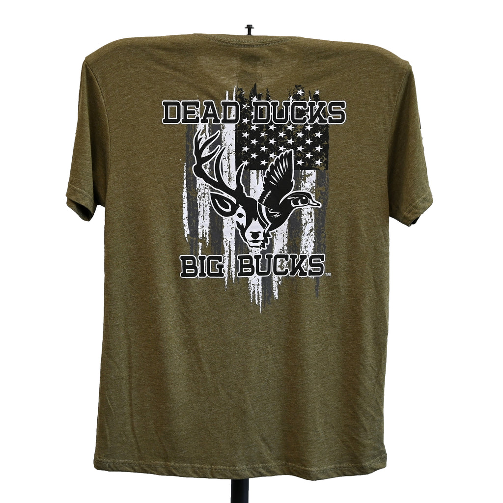 DDBB Military Green Flag Shirt
